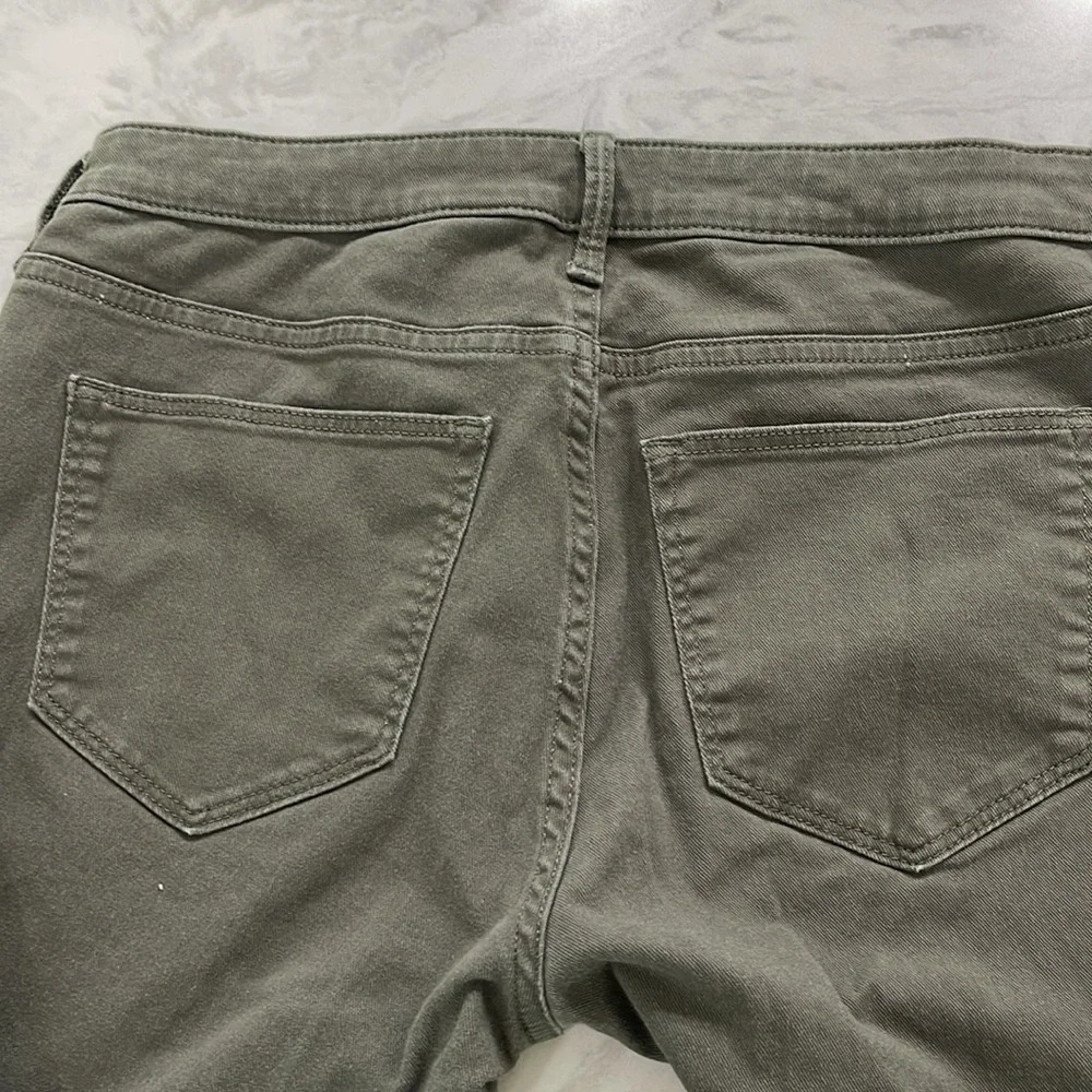 H&M skinny jeans pants size 8 blue and size 29 green (2 pair bundle) - Picture 12 of 16